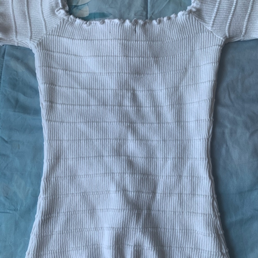 Forever21 white crop top